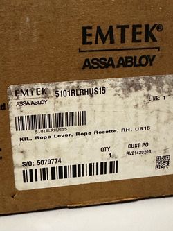Emtek entry lever lock
