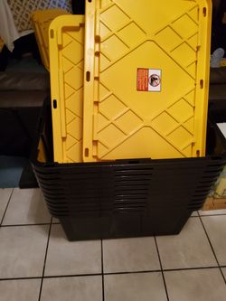 10 Pieces 27 Gal  Totes New Will Deliver Sfv Only