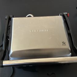 CHEFMAN PANINI PRESS GRILL and GOURMET SANDWICH MAKER STAINLESS