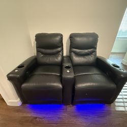 Leather Power Recliner set