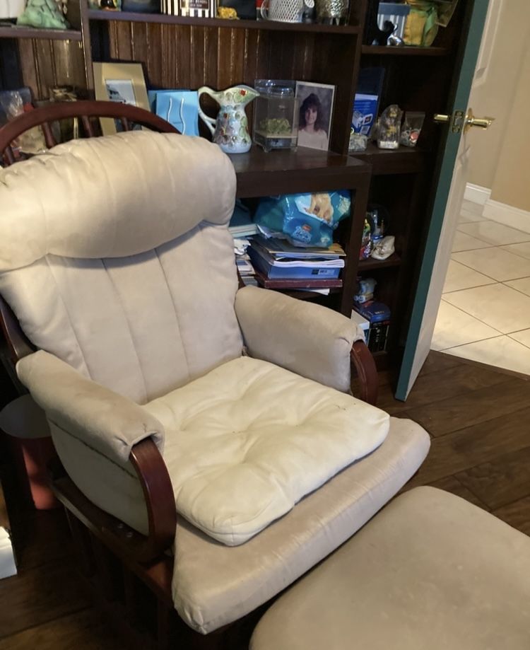 Rocking Lazy-Boy Chair & Ottoman