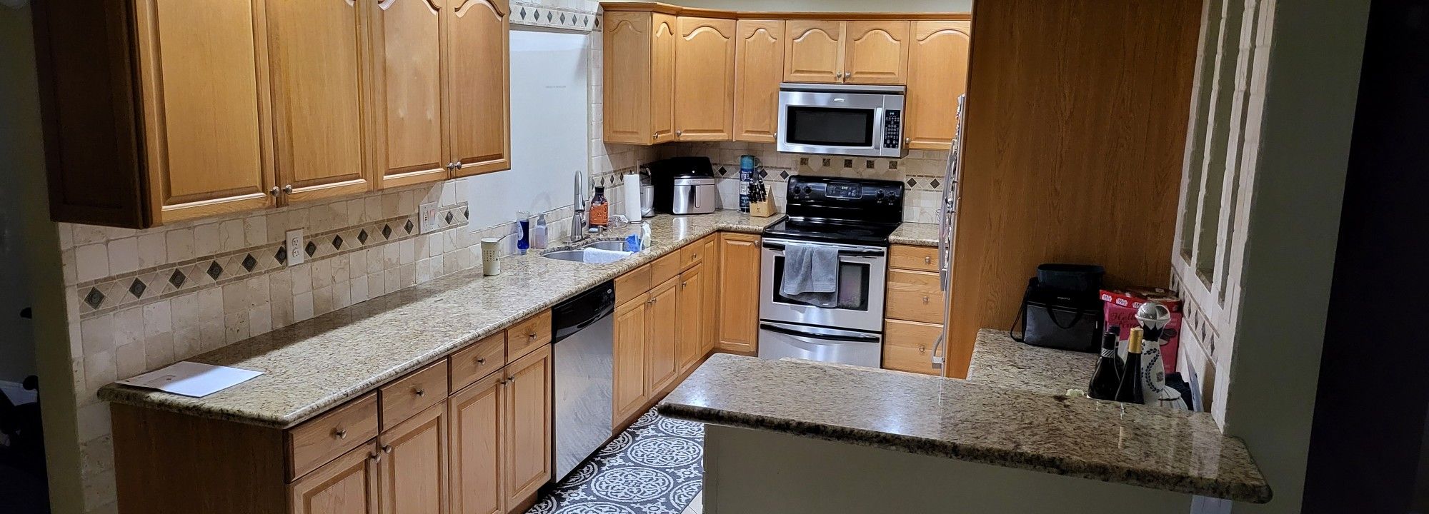 Kitchen Cabinets - Granite Countertops- Appliances