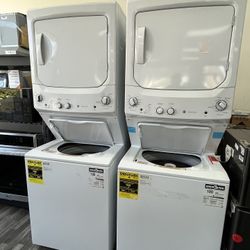 27”wide Top Load Washer & Front Load Gas Dryer 