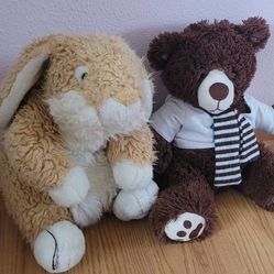 Bunny And The Bear Stuffed Toys
