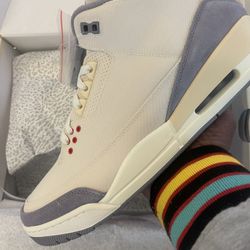 Air Jordan Retro 3 Muslin Size 12 New Authentic