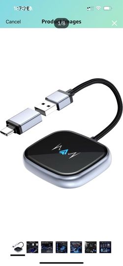 Brand new in box Wireless Android Auto Adapter, Wireless carplay Adapter, Latest NFC Touchscreen Connectivity, Wireless Plug-and-Play for Android Devi