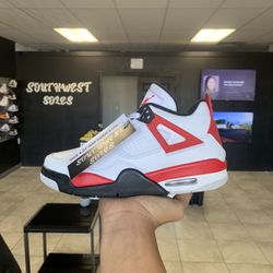 Jordan 4 Red Cement Size 6.5y (8w) Available In Store Now!
