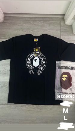 chrome hearts x bape tee
