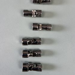 6 PC 3/8” Drive 6-Point Metric Shallow Flex Socket Set