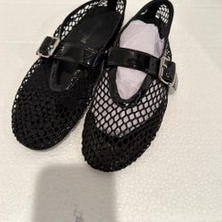 Jeffrey Campbell Netted Flats. $25 Or Best Offer
