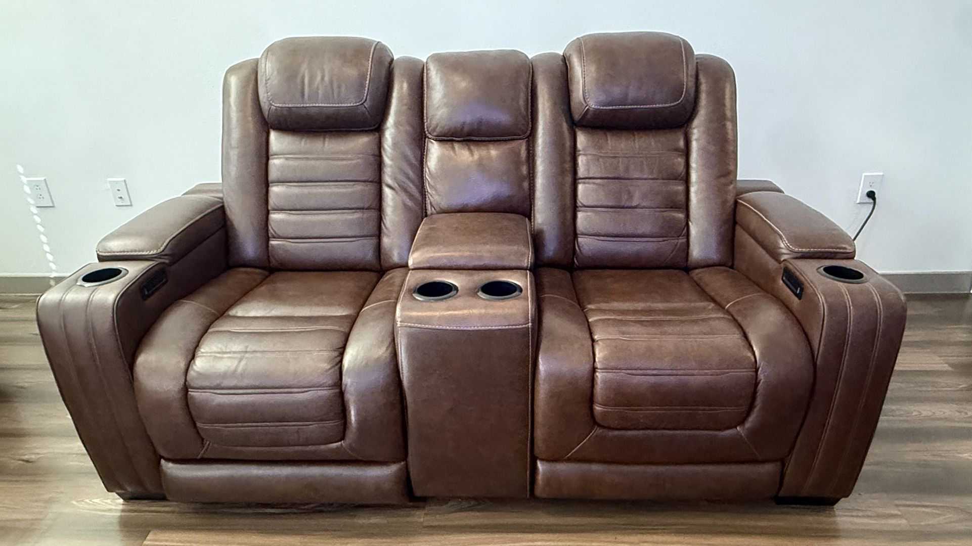 2 - Ashley Backtrack Loveseats
