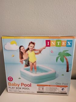 Baby swimming pool 34"x34"x10 new