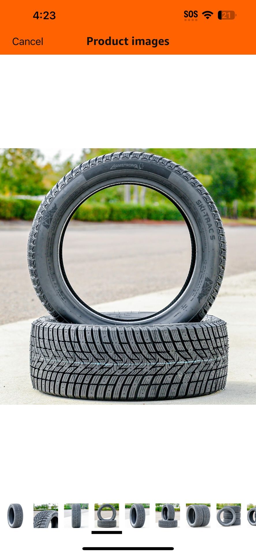 Armstrong Ski-Trac S Truck/SUV Winter Touring Radial Tire-235/60R18 235/60/18 235/60-18 107T Load Range XL 4-Ply BSW Black Side Wall