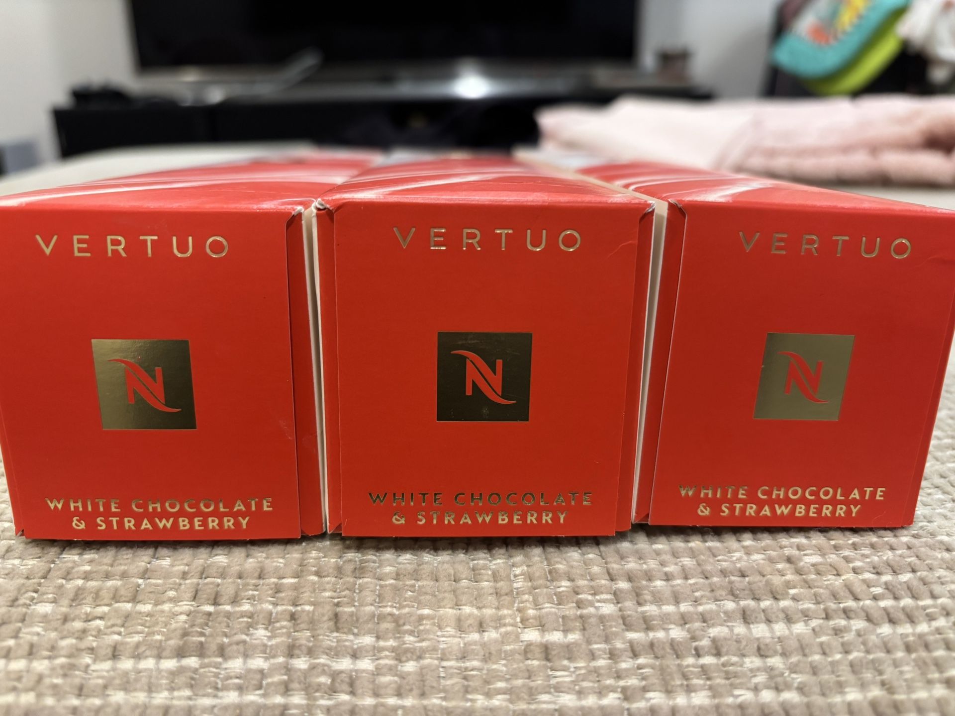 White Chocolate And Strawberry Nespresso Vertuo Pods 