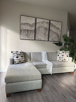 Gray Chaise Sectional