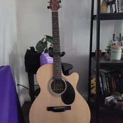 Jasmine Acoustic Guitar *like New* With Stand.