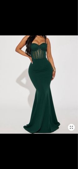 Hunter green dress