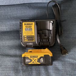 DEWALT BATTERIES DRILL DEAL ( 1 Battery 4.0 Ah + Charger  )