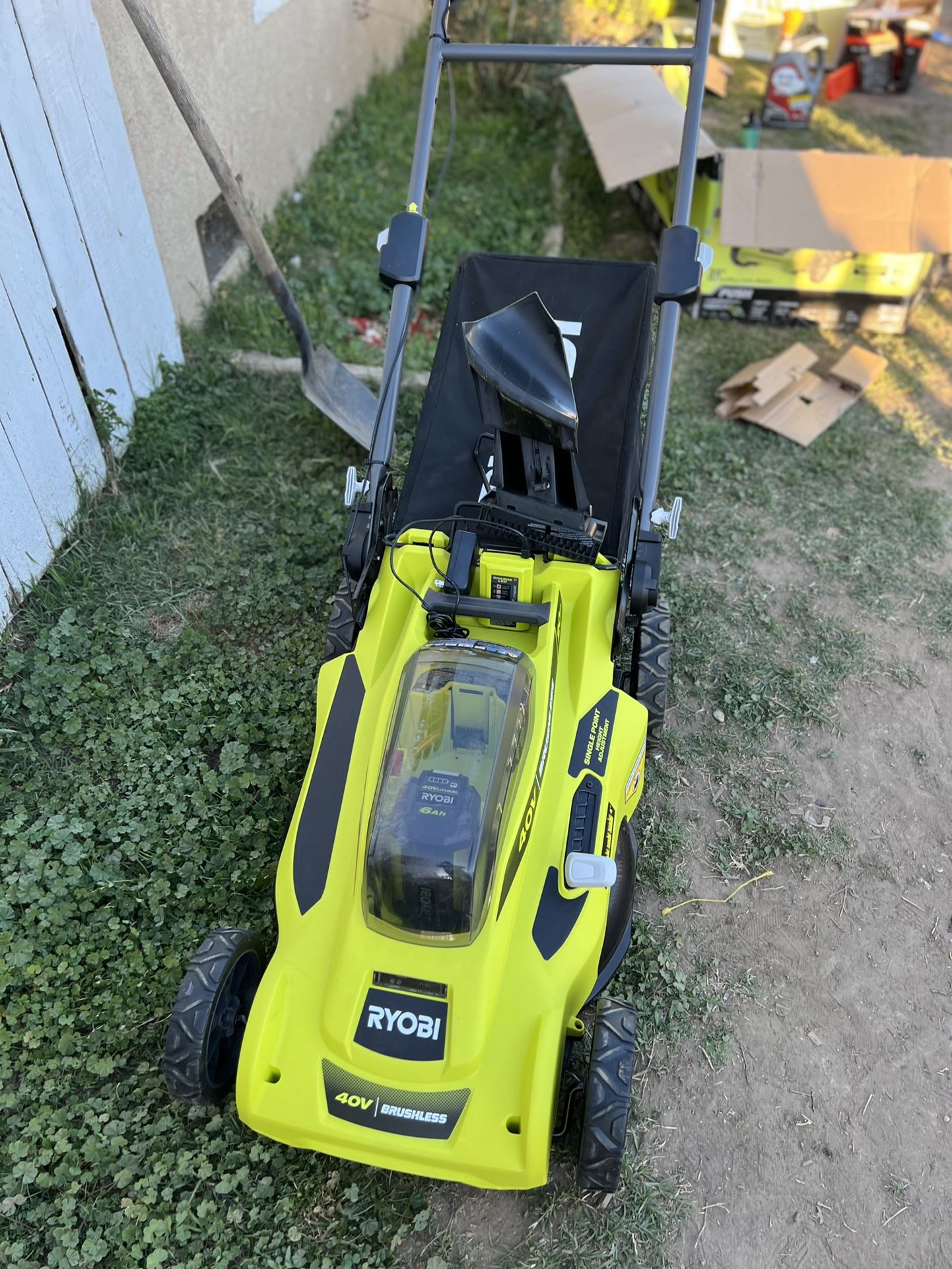 Self Propelled Lawn Ryobi 20 Inch Mower RYOBI 40V Brushless 20