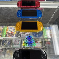 PlayStation PSP Modded With Charger $200-$220 Each Gamehogs 11am-7pm