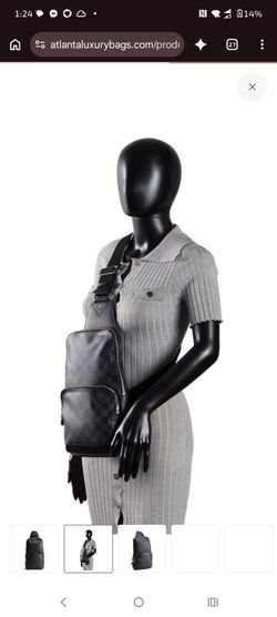 Louie Vuitton Sling Bag Ave Graphite 1.3k OBO