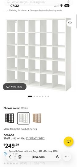 IKEA KALLAX 5x5 Bookshelf