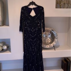Brand New Dillards Beaded Gown 