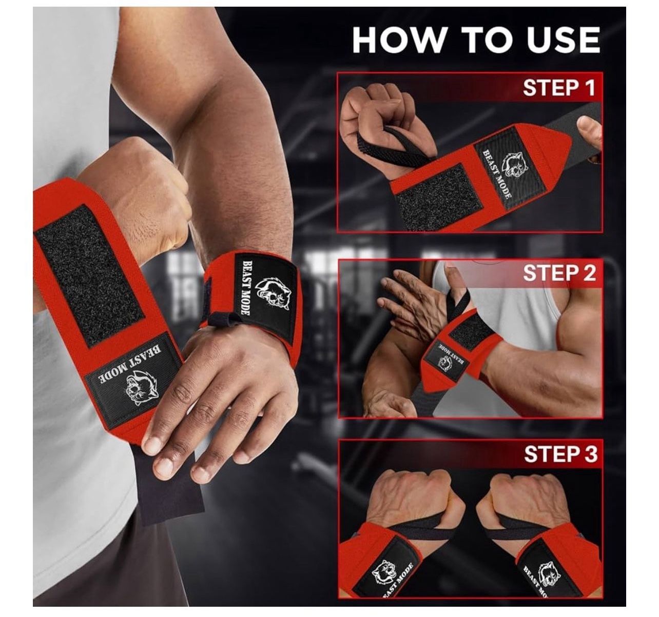 Weightlifting Weight Straps With Dumb Loop 12”