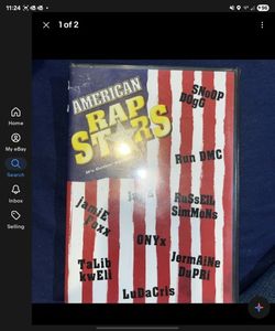American Rap Stars (DVD, 2002, American Flag Cover Art)