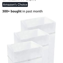 30 Gallon Disposable Trash Cans In 3 Pack WHITE