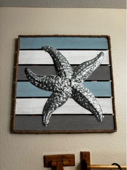 Rustic beach/mermaid decoration