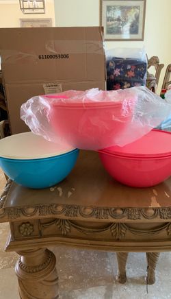 Tazones tupper ware 4.5 litros