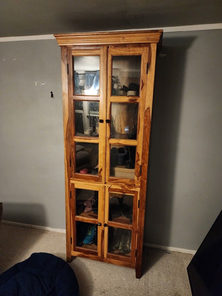 Zebra Wood Cabinet