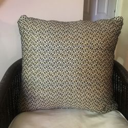 Outdoor Wicker Accent  Pillow 18” X 18”