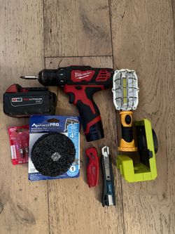 Milwaukee M12 Drill and Mixed Tool Lot