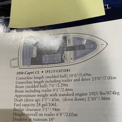 1997 Bayliner 1950 Capri Cl