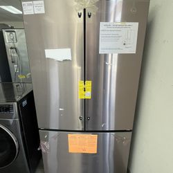 Counter Depth GE Energy Star French Door Fully Tested Refrigerator, 1 Yr Warranty