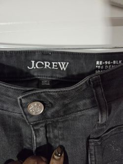 J.Crew Black '96 Denim Wide-Leg Jeans – Size 32