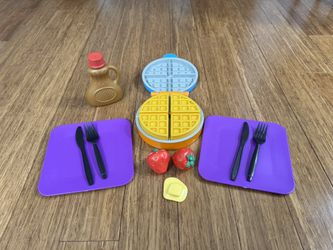 Pretend Play Waffle Breakfast Set 