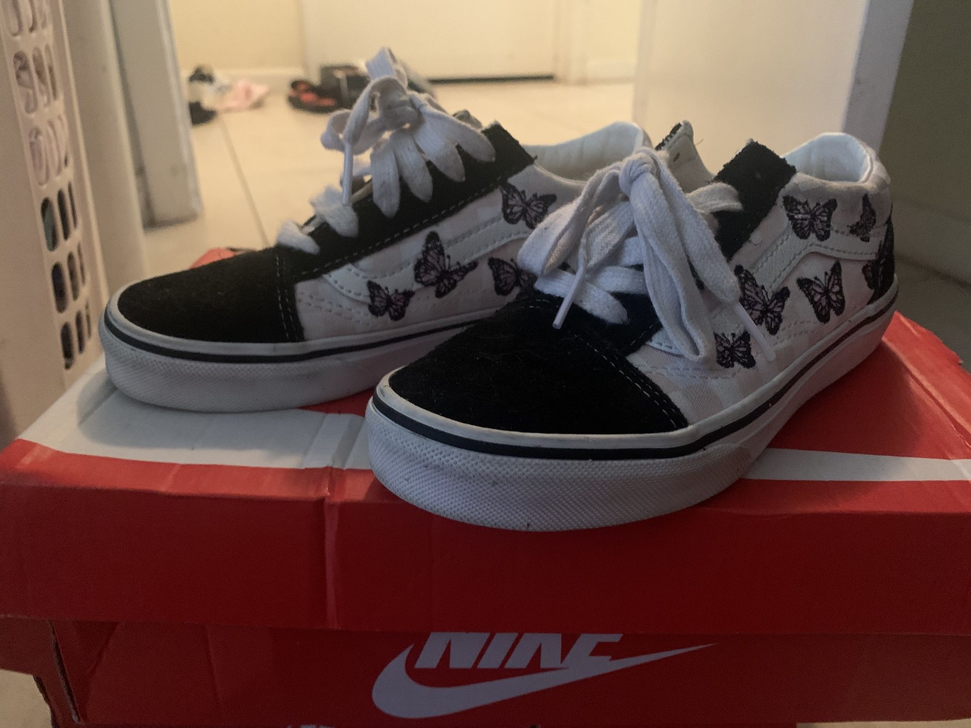 Girls Butterfly Vans