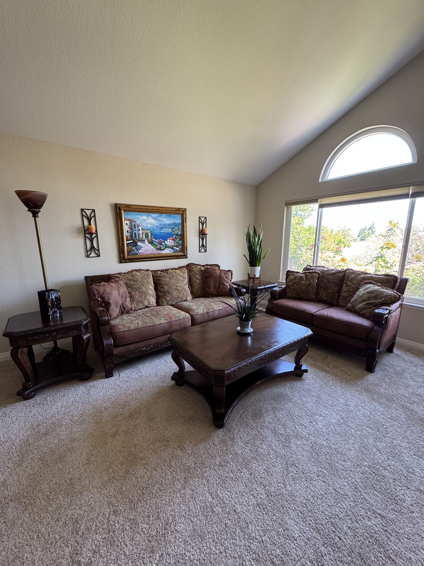 Ashley Reversible Living Room Sofa Set