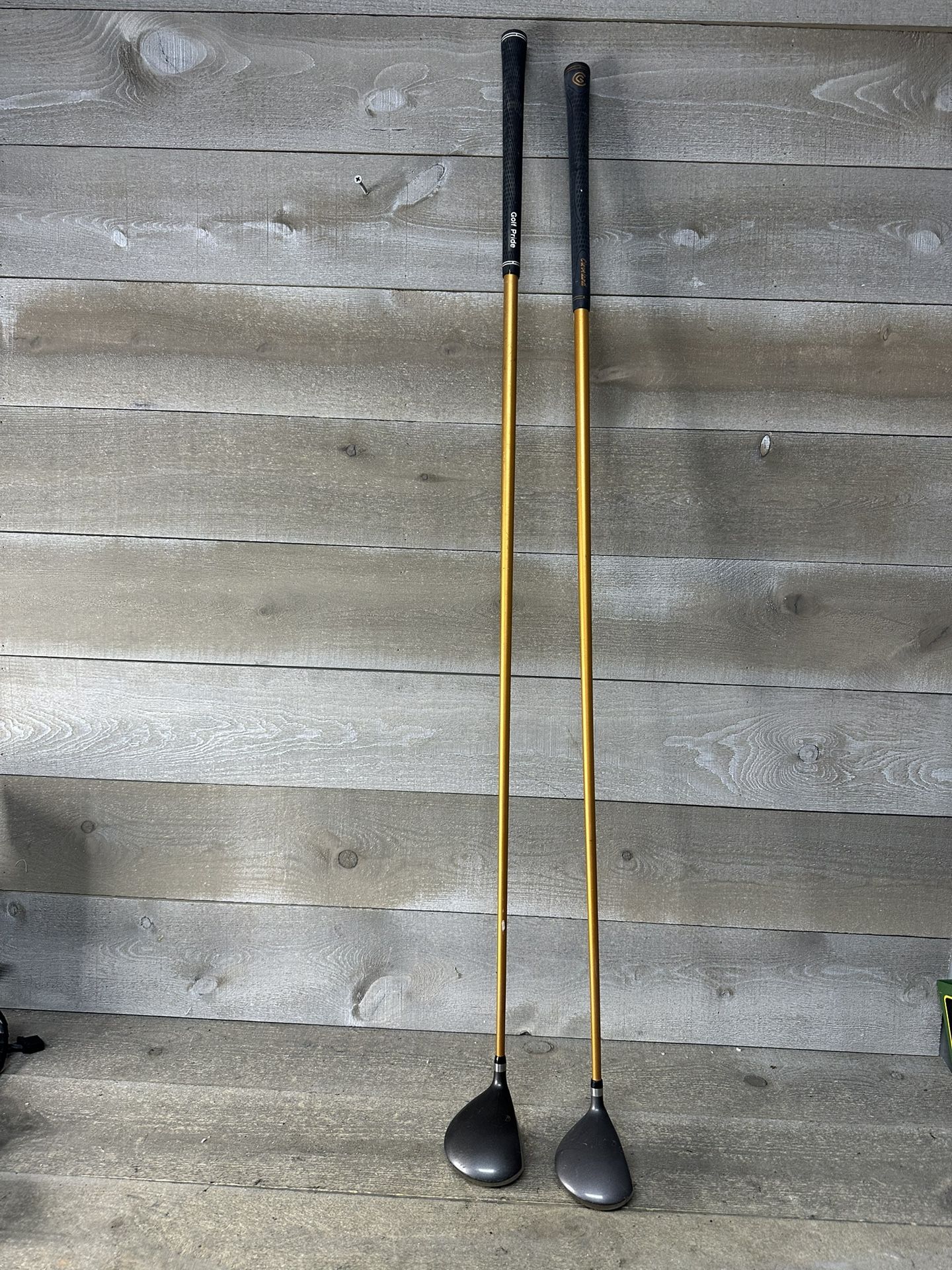 Cleveland Launcher 15° & 22° Fairway Woods Graphite A Senior Flex Gold Shaft RH