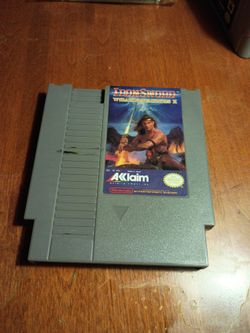 Nintendo NES iron sword wizards and warriors part 2 clean and tested and works $10