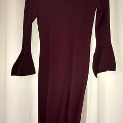 Cocktail Burgundy Dress 