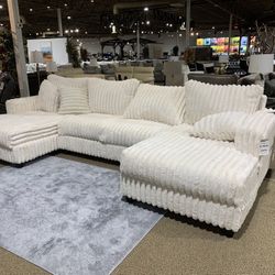White Sectional