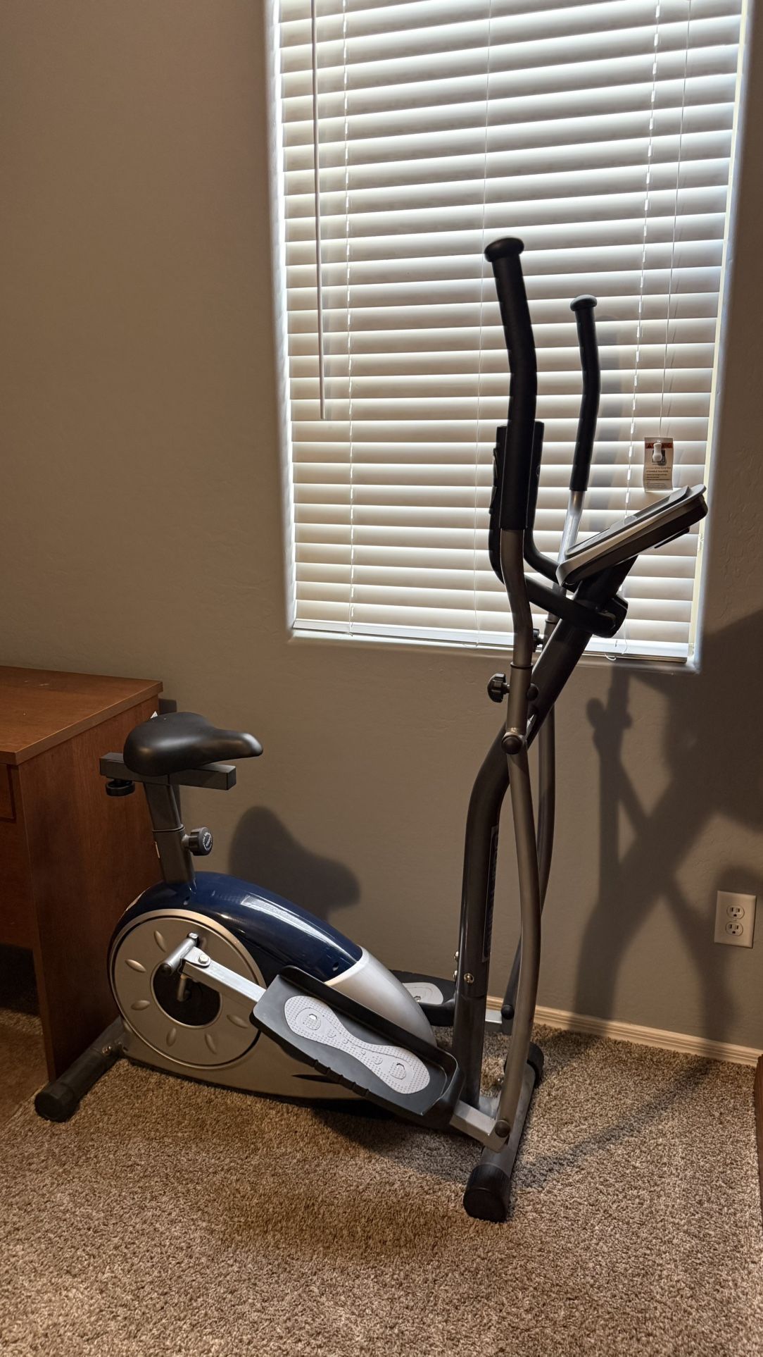 Elliptical exercise bike Hardly Ever Used