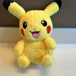 New Furry Pikachu Pokemon Plush