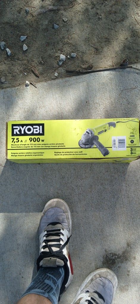ryobi chorded angle grinder