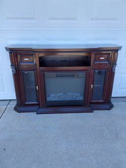 Electric Fireplace TV Stand Console