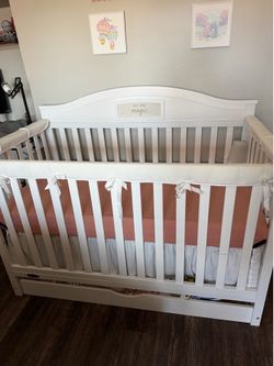 Crib and mattress
